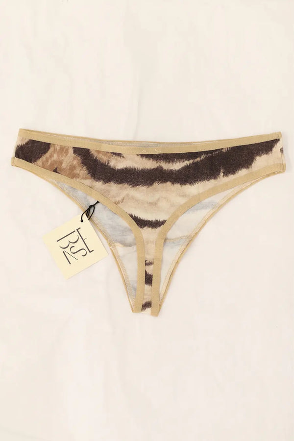 BASERANGE Thong UNET-BLP-AU23 Tiger Print